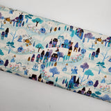 Wishes Moonlight Vintage White Sparkle Fabric by Jill Howarth