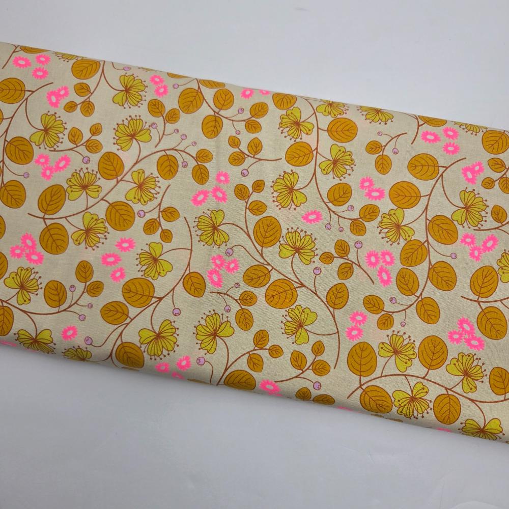 Lofi Linens Caper Parchment Fabric by Ruby Star Society