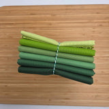 Confetti Cotton Green Half Yard Bundle 6 Colors