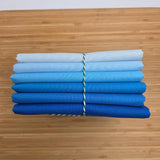 Confetti Cotton Blue Half Yard Bundle 6 Colors