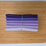 Confetti Cotton Purple Half Yard Bundle 6 Colors