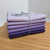 Confetti Cotton Purple Half Yard Bundle 6 Colors