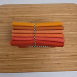 Confetti Cotton Orange Half Yard Bundle 6 Colors