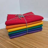 Confetti Cotton Primary Colors Half Yard Bundle 6 Colors