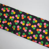 Sparkle Mart Puffs Black Fabric by Ruby Star Society