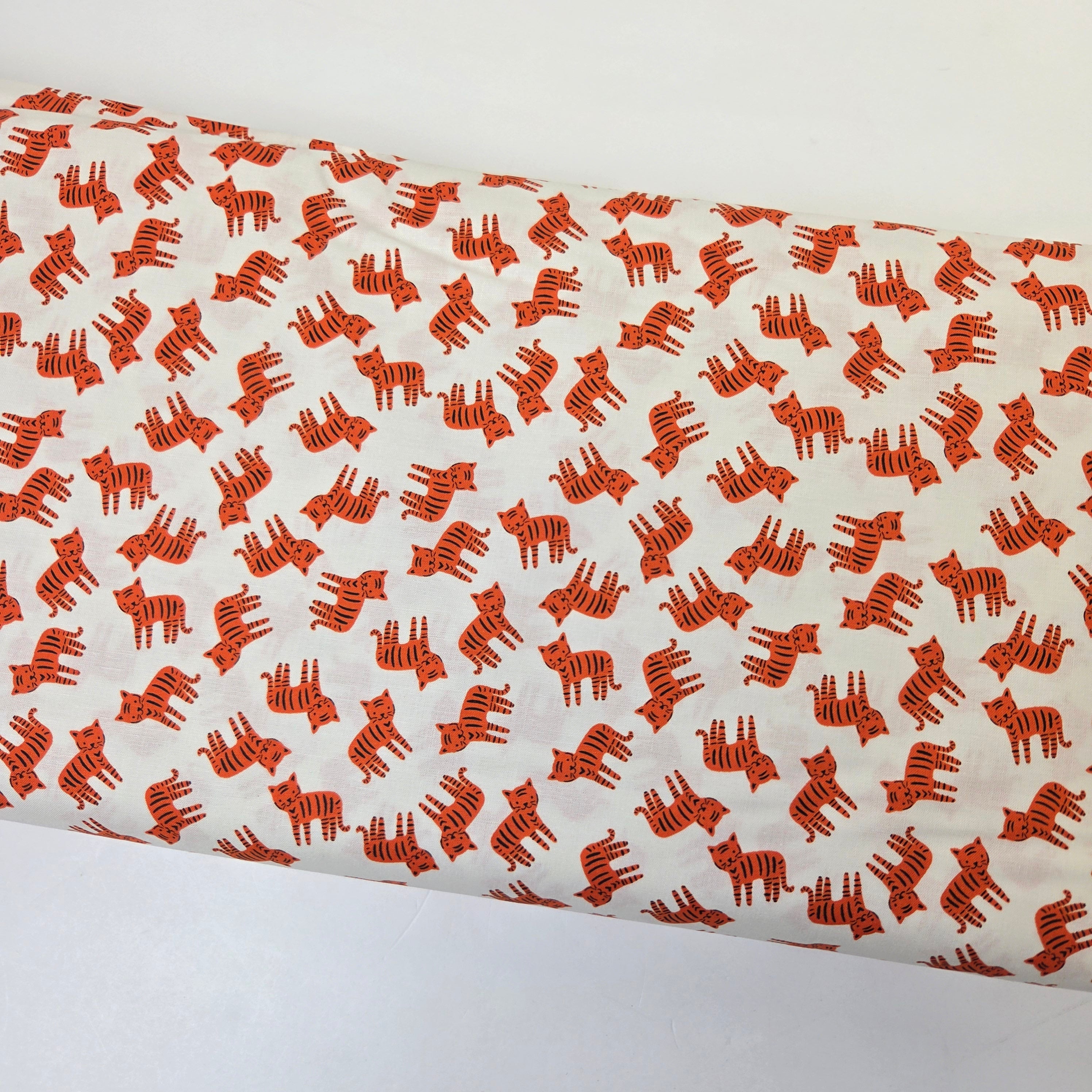 1-800-Calico Meow Natural Fabric by Ruby Star Society