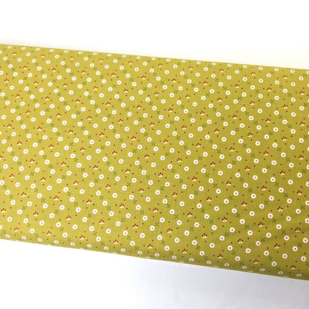 1-800-Calico Bandana Pistachio Fabric by Ruby Star Society