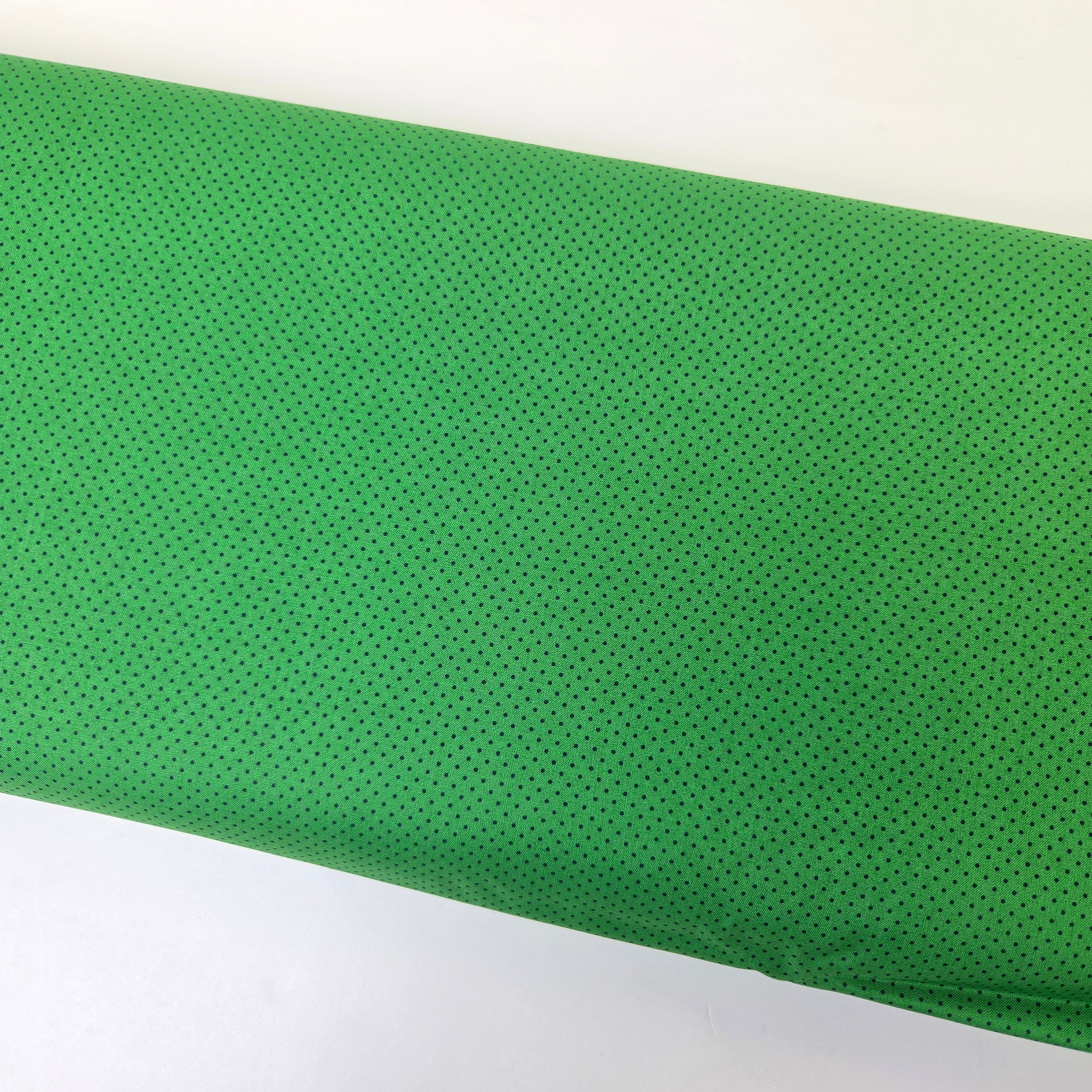 1-800-Calico Mini Dot Verdant Green Fabric by Ruby Star Society