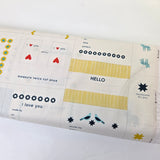 1-800-Calico Thanks I Made It Turquoise Panel by Ruby Star Society
