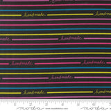 PREORDER Maker's Delight Handmade Stripe Black Fabric by Chrissy Lux