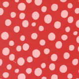 Funny Valentine Big Dot Love Red Fabric by Lizzy House