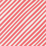 Funny Valentine Stripes Coral Pink Fabric by Lizzy House