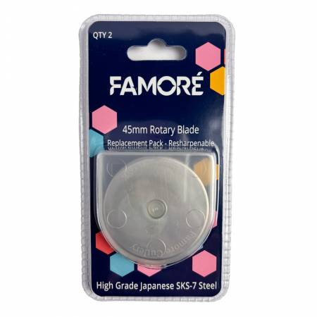 Famore Rotary Replacement Blade 45mm 2 Pack