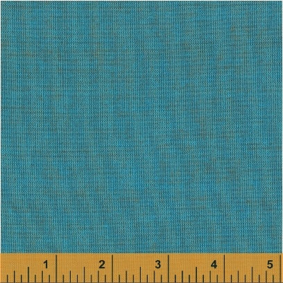 Windham Fabrics Artisan Shot Cotton Turquoise and Copper Woven Fabric
