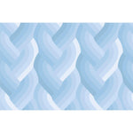 braid ombre print in light blue colors