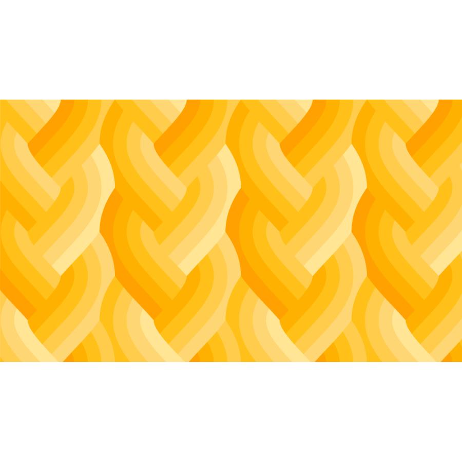 Woven pattern with orange and yellow colors on a white background