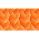 Woven pattern with orange and red colors on a white background