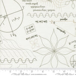 Tranquility Geometrics Off White Fabric by Sarditty