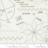 Tranquility Geometrics Off White Fabric by Sarditty
