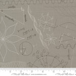 Tranquility Geometrics Silver Fabric by Sarditty