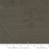 Tranquility Geometrics Graphite Fabric by Sarditty