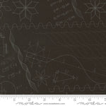 Tranquility Geometrics Charcoal Fabric by Sarditty