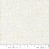 Tranquility Star Blossom Off White Fabric by Sarditty