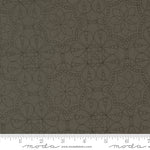 Tranquility Star Blossom Graphite Fabric by Sarditty