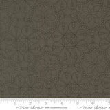 Tranquility Star Blossom Graphite Fabric by Sarditty