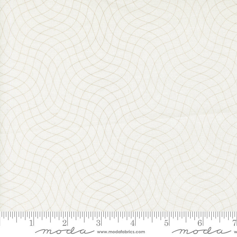 PREORDER Tranquility Fishnet Off White Fabric by Sarditty