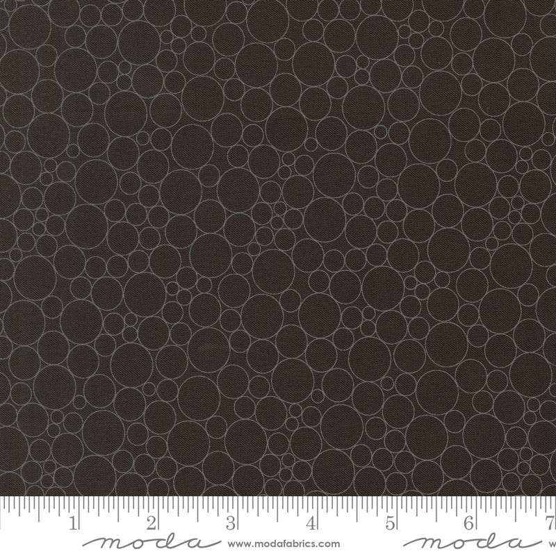 PREORDER Tranquility Little Bubbles Charcoal Fabric by Sarditty