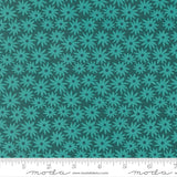 Elizabeth Hartman Scenery Sedum Dark Teal Fabric
