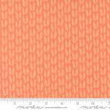 Elizabeth Hartman Scenery Sprout Coral Fabric