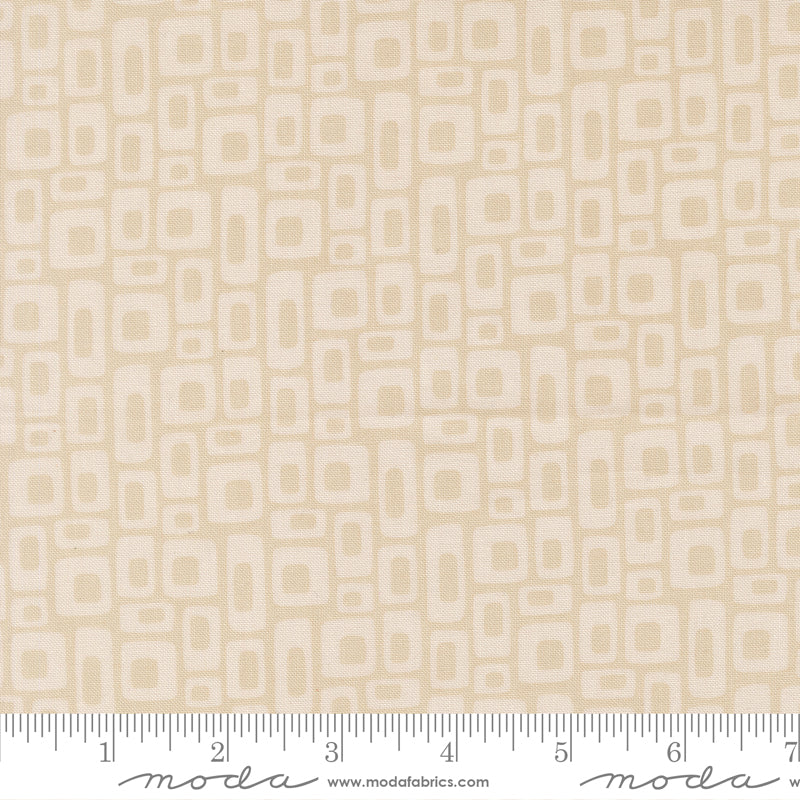 Elizabeth Hartman Scenery Marshmallow Stone Fabric