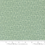 Elizabeth Hartman Scenery Marshmallow Dusty Jade Fabric