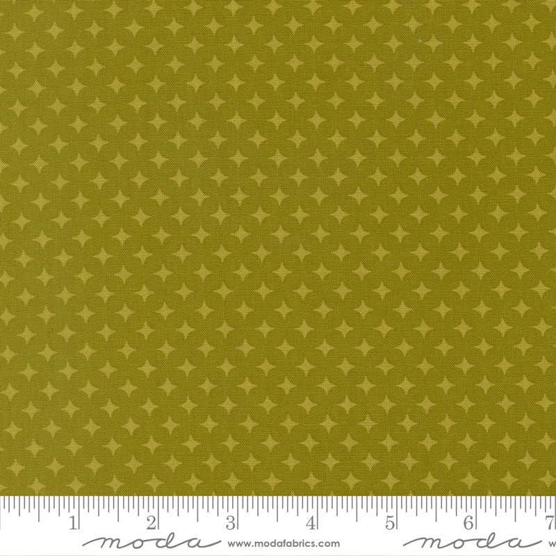 Elizabeth Hartman Scenery Diamonds Kelp Fabric