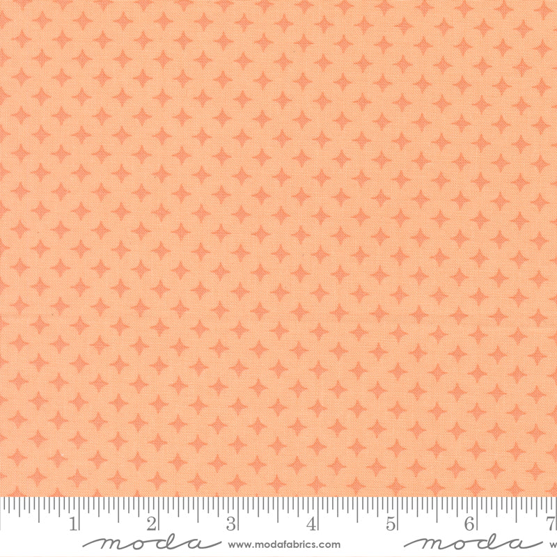 Elizabeth Hartman Scenery Diamonds Cantaloupe Fabric