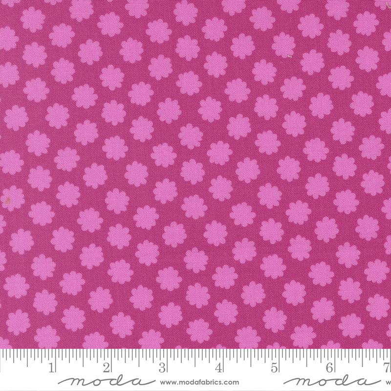 Elizabeth Hartman Scenery Puffball Passion Fruit Fabric
