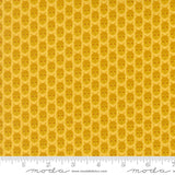 Popcorn Little Bugs Lemon  Fabric By Elizabeth Hartman
