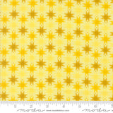 Popcorn Ribbon Stars Sunshine Fabric By Elizabeth Hartman