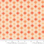 Popcorn Ribbon Stars Peach Fabric By Elizabeth Hartman