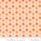 Popcorn Ribbon Stars Peach Fabric By Elizabeth Hartman