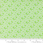 Popcorn Flowers Mint Fabric By Elizabeth Hartman