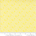 Popcorn Flowers Sunshine Fabric By Elizabeth Hartman