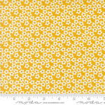 Popcorn Flowers Orange Fabric By Elizabeth Hartman