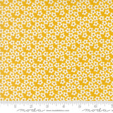 Popcorn Flowers Orange Fabric By Elizabeth Hartman