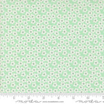 Popcorn Flowers Aqua Fabric By Elizabeth Hartman