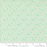Popcorn Flowers Aqua Fabric By Elizabeth Hartman