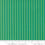 Popcorn Stripes Jade Fabric By Elizabeth Hartman