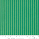Popcorn Stripes Jade Fabric By Elizabeth Hartman